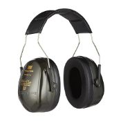 3M Peltor Optime II Comfort Earmuffs H520AC1, Ear Defenders Adults, Comfortable Fit With Reduced...