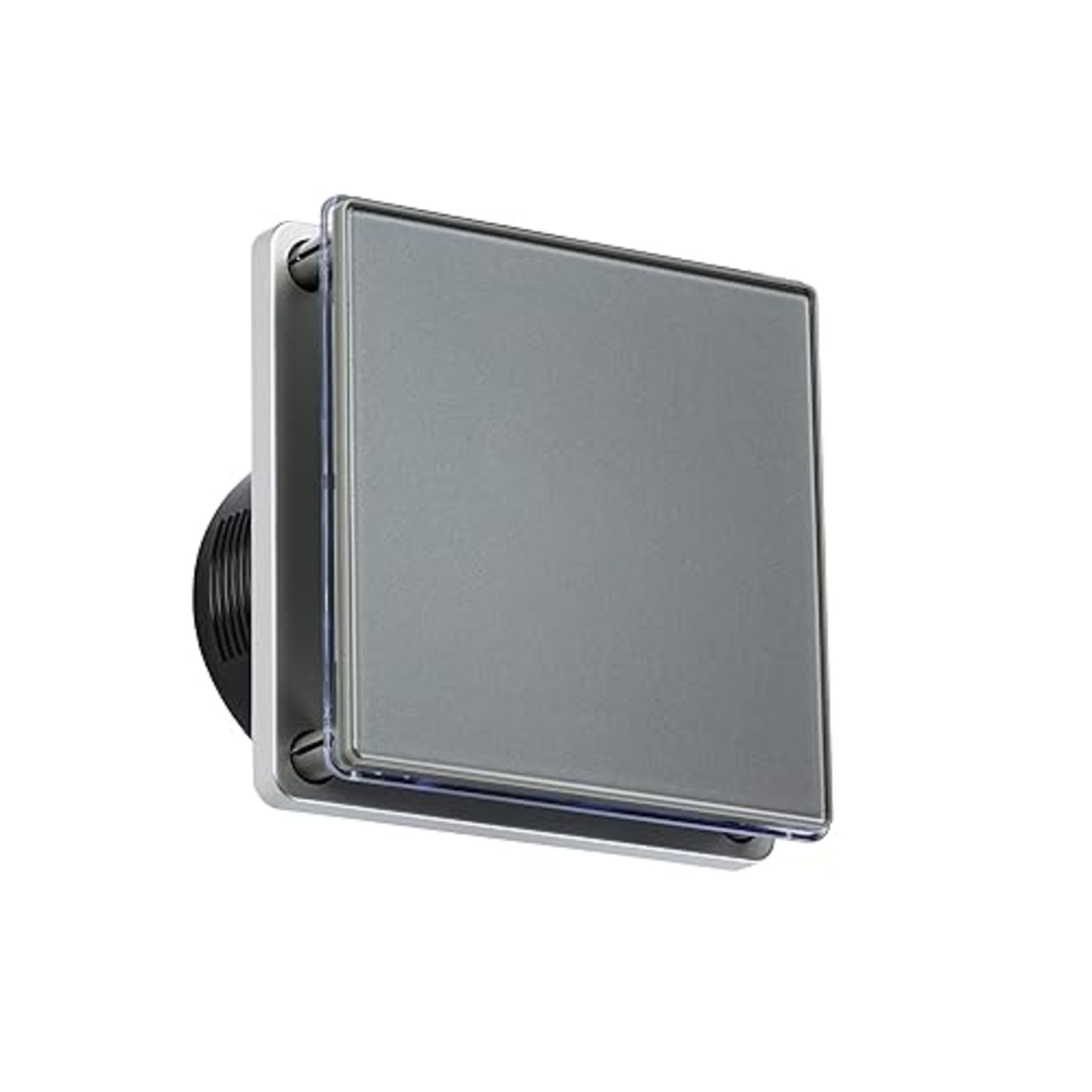 Knightsbridge LED Backlit Extractor Fan With Overrun Timer In Grey EX006T