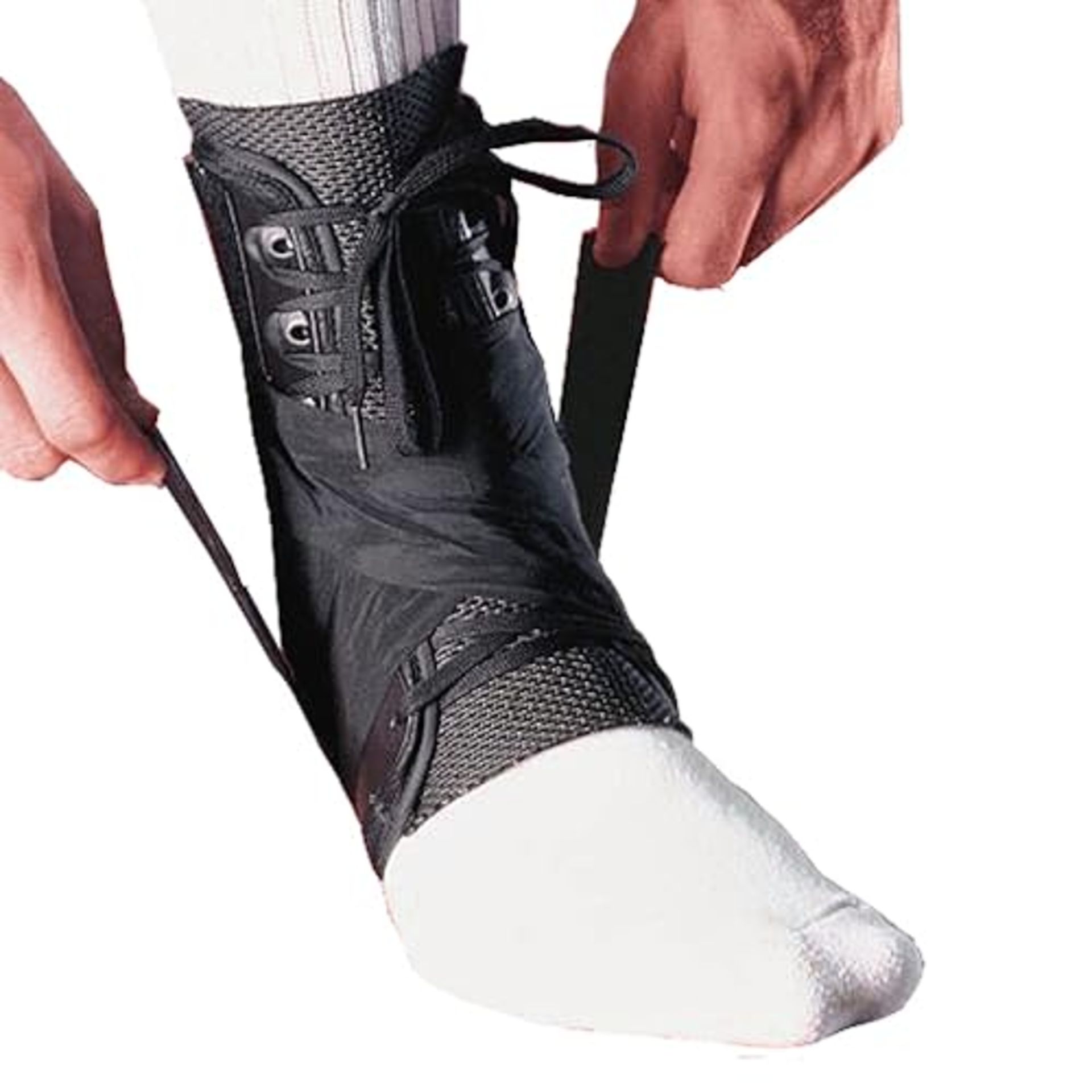 Medized Ankle Brace, Stabilizer, Lace Up Adjustable Support, Stirrup Compression For Running,...