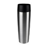 Emsa 515614 Travel Mug Large Insulated Drinking Cup With Quick Press Closure, 0.5 Litres, Stainle...