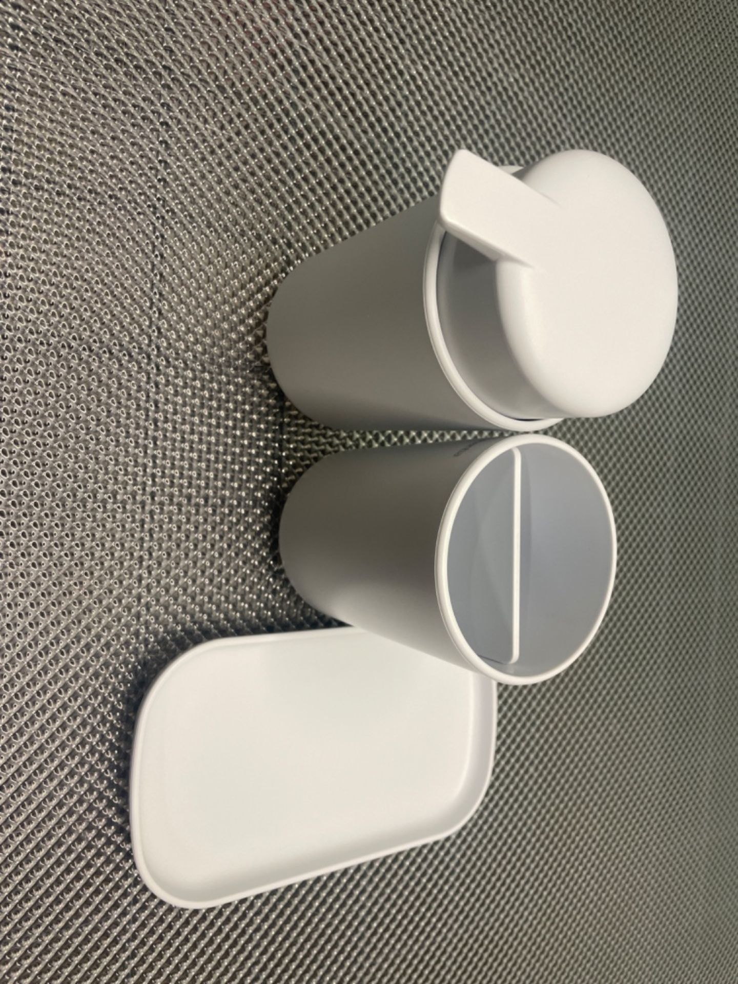 Brabantia Renew 3 Piece Bathroom Accessory Set, Set of 3, Refillable Handwash Soap Dispenser, Too... - Image 2 of 2