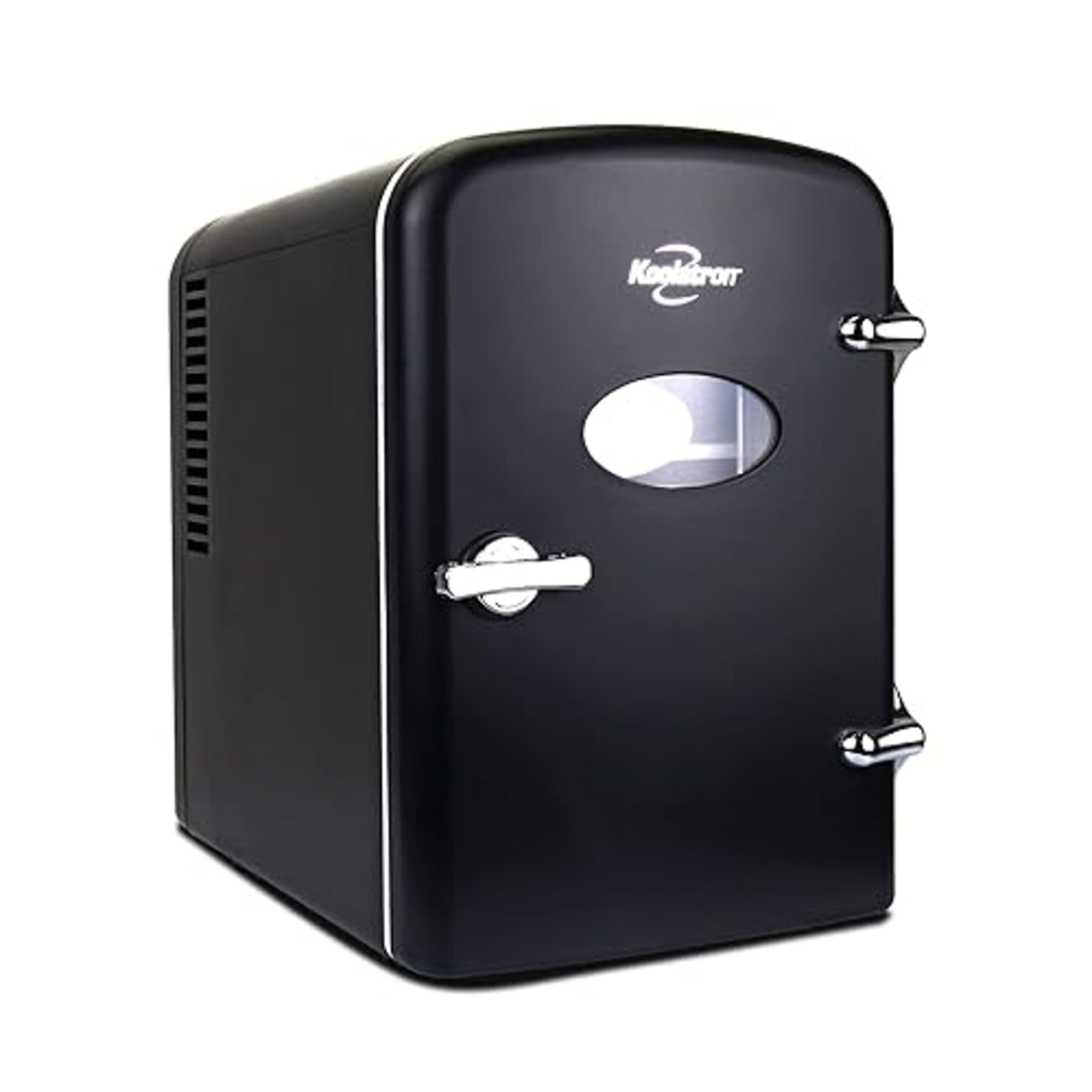 Koolatron Retro Mini Fridge 4L 6 Can Portable Cooler Compact Refrigerator For Kids Bedroom Skinca...