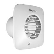 Xpelair DX100BHTS Simply Silent Bathroom Extractor Fan With Humidistat & Timer Control, Adjustabl...