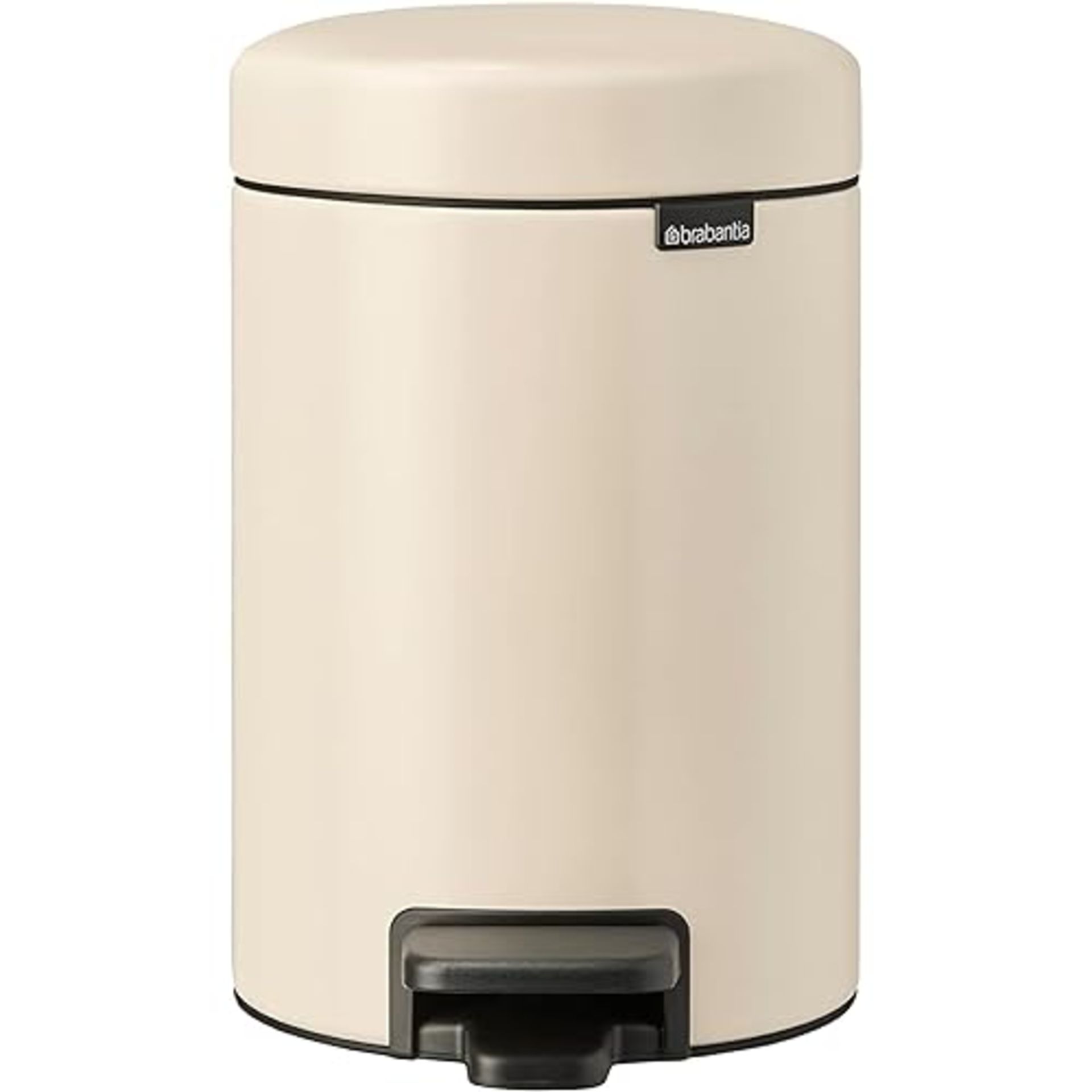 Brabantia - Newicon Pedal Bin 3L - Small Waste Bin For Bathroom Or Toilet - Soft Closing Lid - Li...