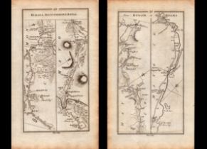 Ireland Rare Antique 1777 Map Mayo Roscommon Ballina Tulsk Foxford Etc.