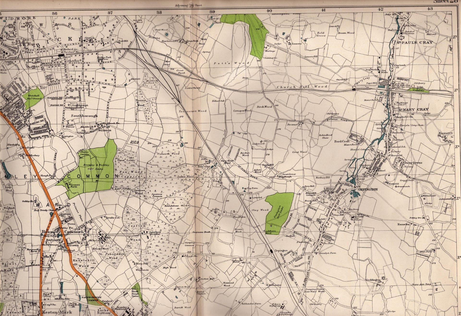 Collection 9 Rare Vintage George Bacon London & Suburbs Large Scale Maps - Image 3 of 9