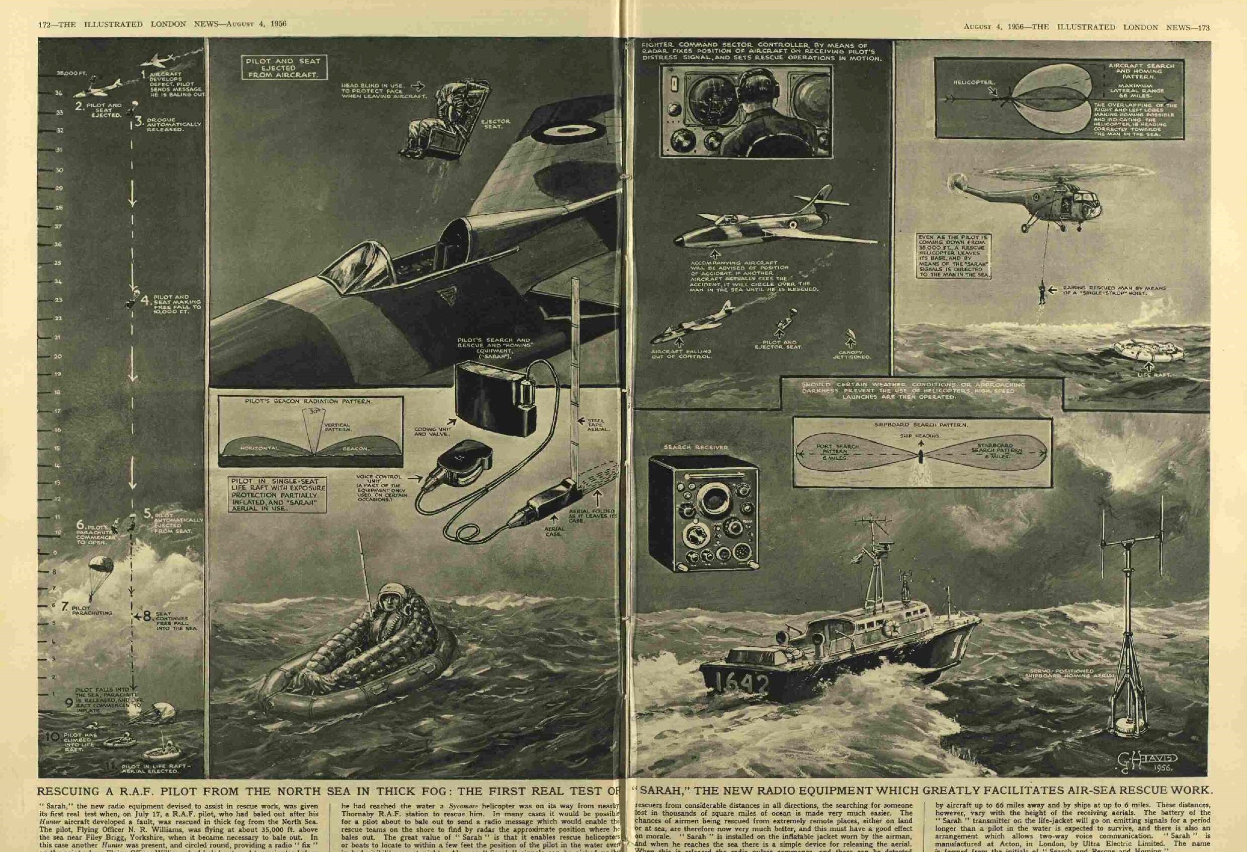 Illustrated London News 68 Years old Bound Edition 1956 July-Dec Over 1000 Pages. - Bild 8 aus 14