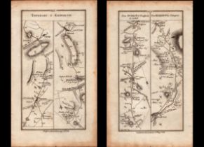 Ireland Rare Antique 1777 Map Tipperary Mitchelstown Cahir Kilkenny Urlingford.