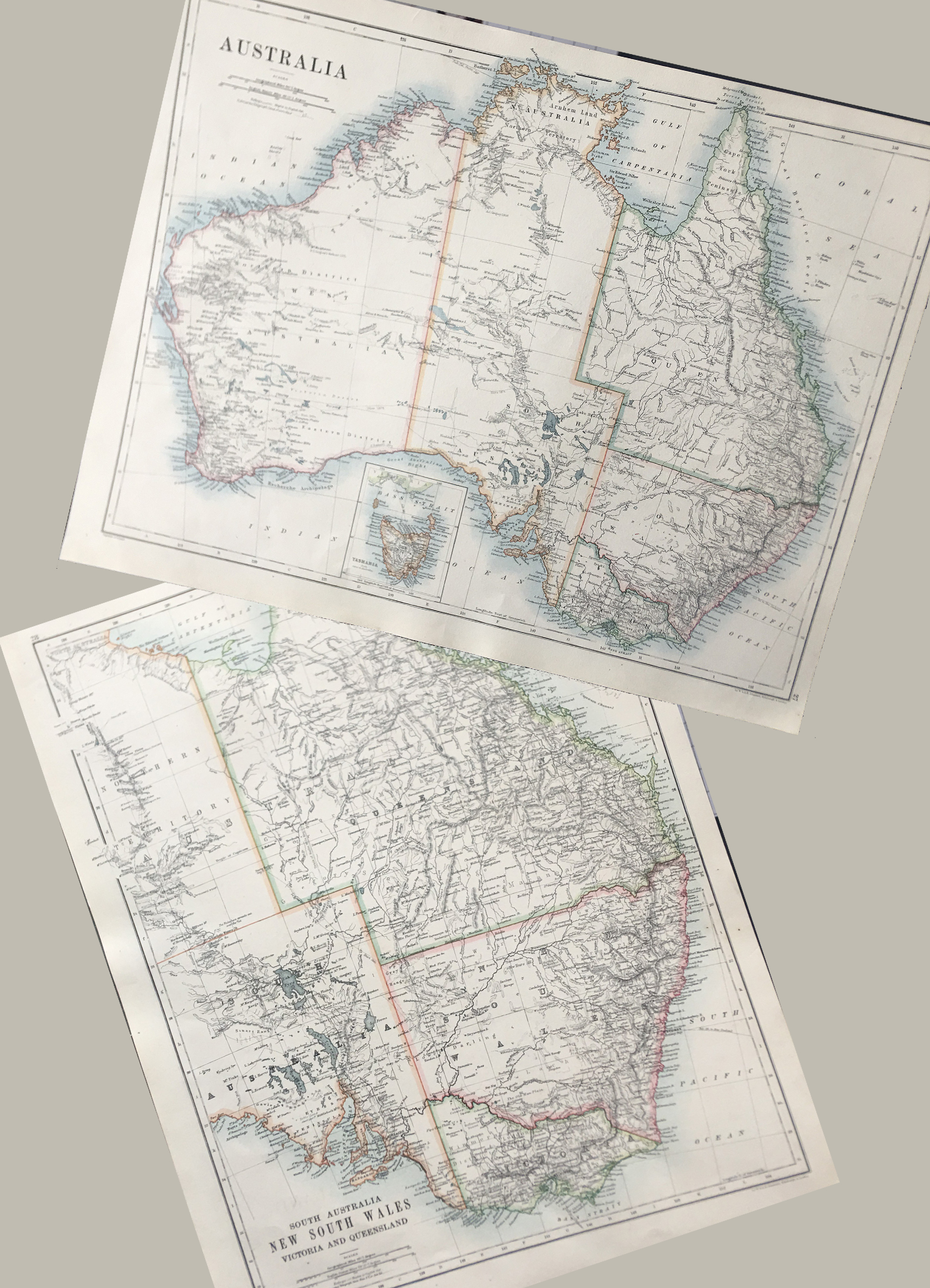 Job-Lot Geography and Astronomy, 1885, W. & A.K. Johnston Antique Map. - Bild 4 aus 6