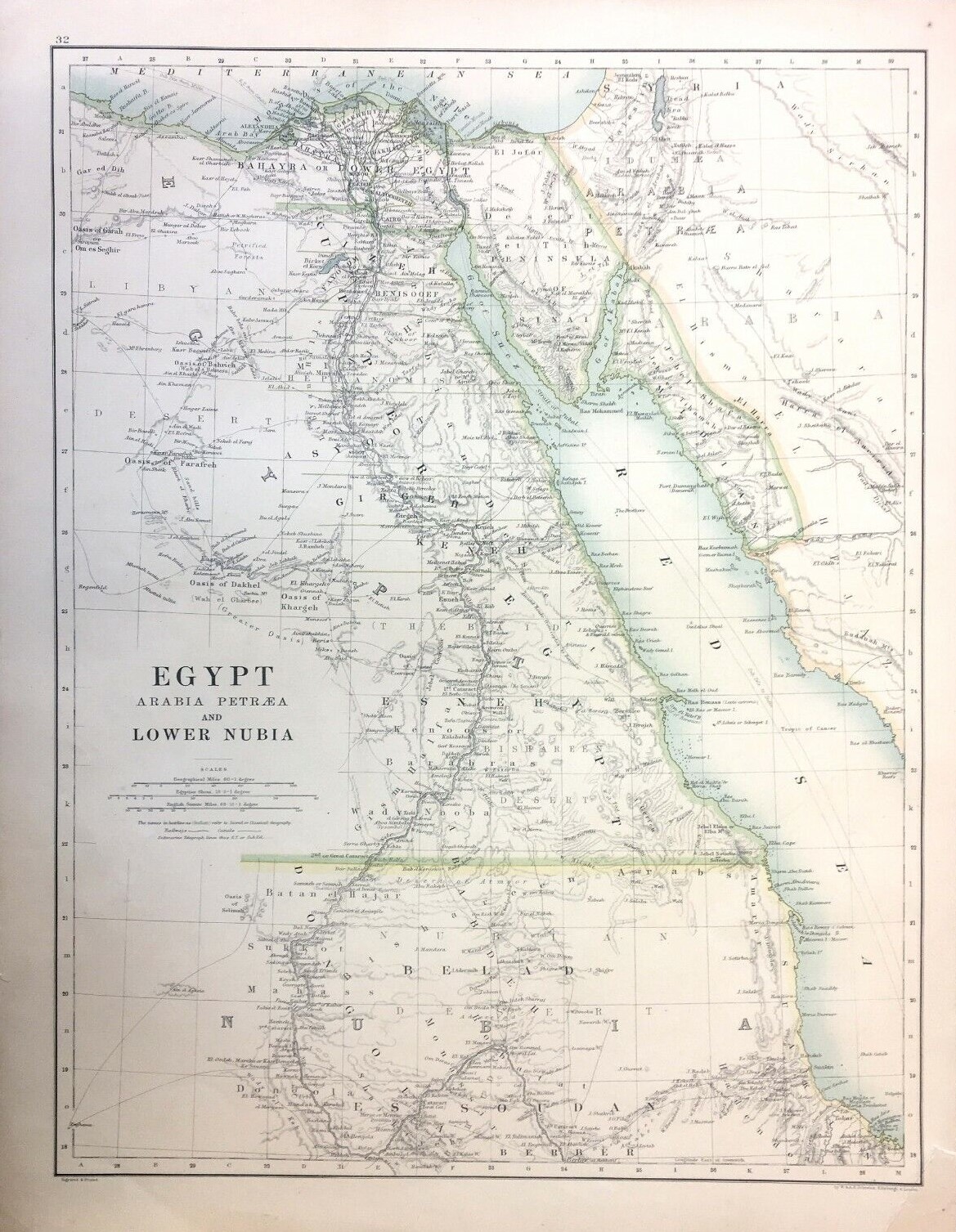 Job-Lot Geography and Astronomy, 1885, W. & A.K. Johnston Antique Map. - Bild 5 aus 6