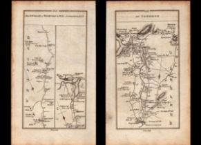 Ireland Rare Antique 1777 Map Carlow Kilkenny Wexford Gowran New Ross Etc.