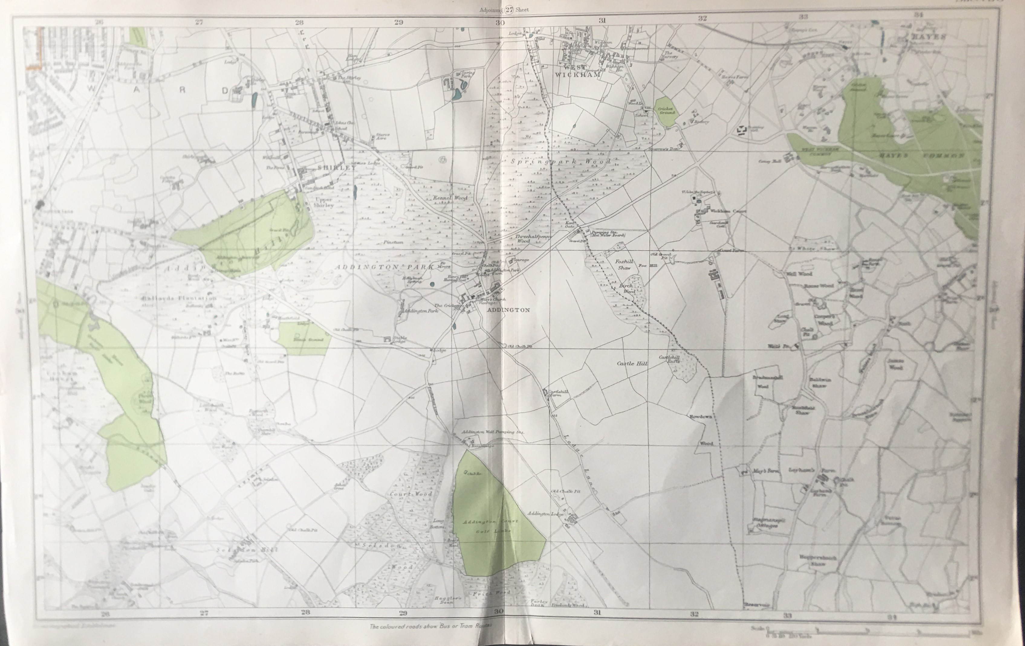 Collection 9 Rare Vintage George Bacon London & Suburbs Large Scale Maps - Bild 8 aus 9