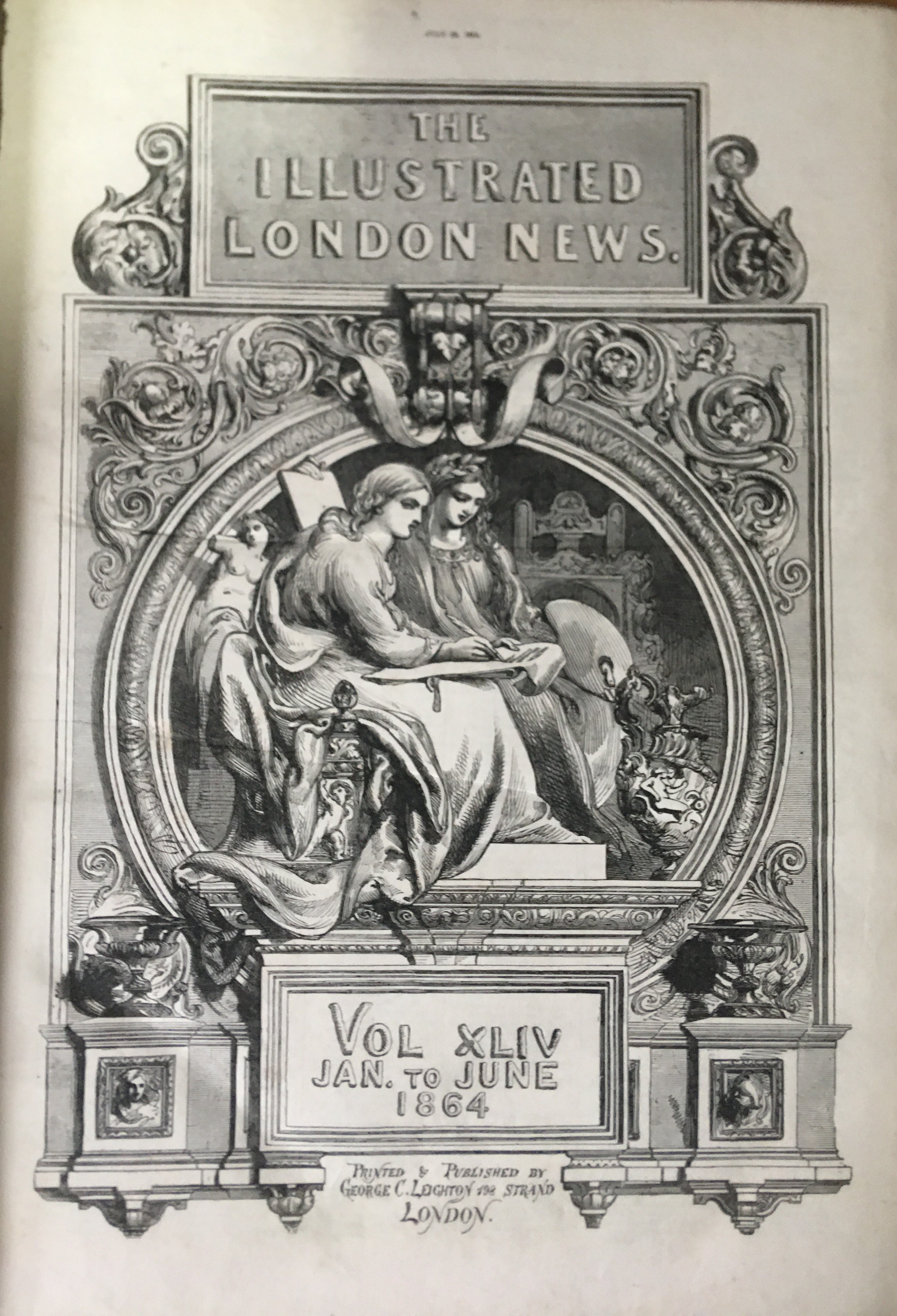 Illustrated London News 160 Years Old Antique Bound Jan-June 1864 Over 600 Pages. - Bild 13 aus 15