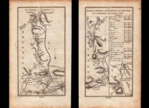 Ireland Rare Antique 1777 Map Clonmel Lismore Dungarvan Cork Youghal.