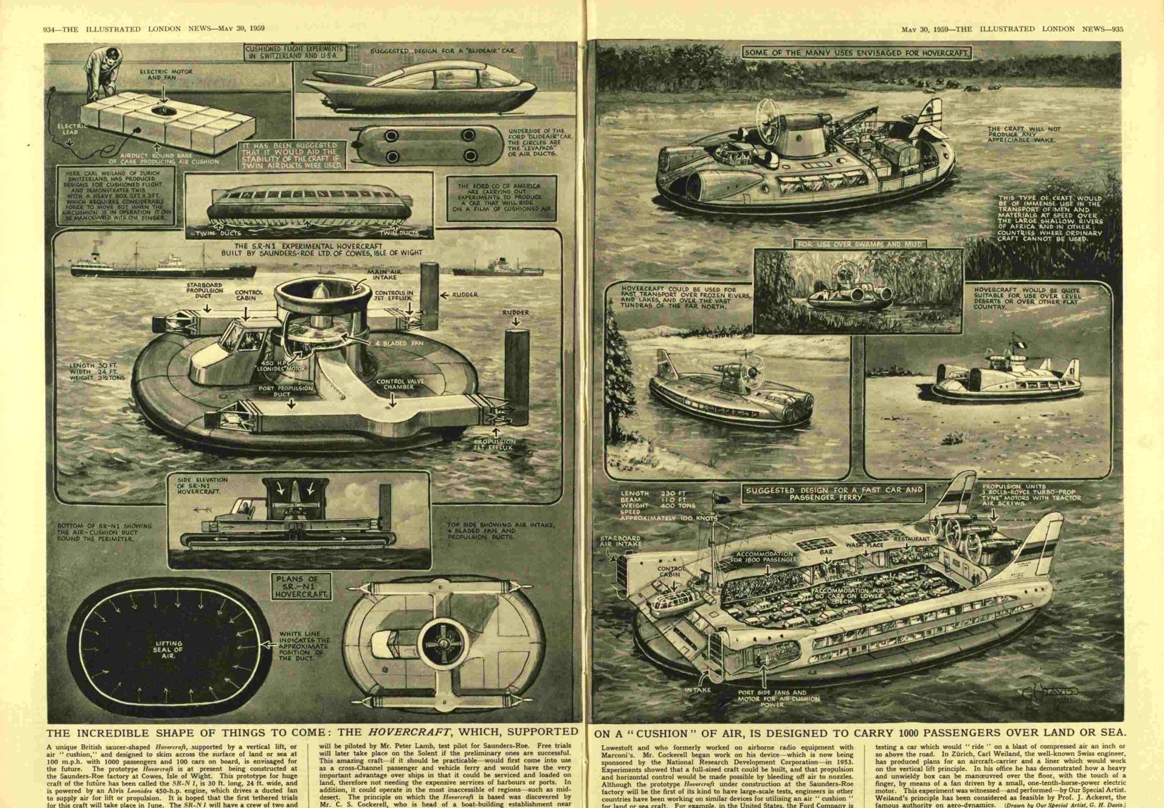 Illustrated London News 65 Year Old Bound Edition 1959 Apr-Sept Over 700 Pages. - Bild 9 aus 15