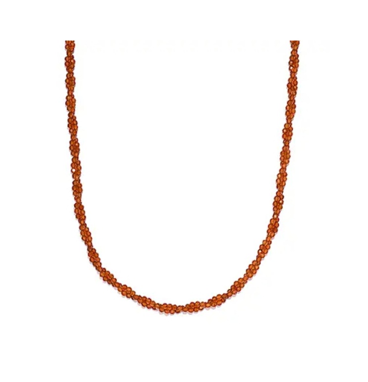 New! Hessonite Garnet Necklace - Image 4 of 5