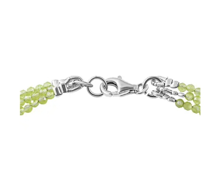 New! Hebei Peridot 3 Strand Necklace & Bracelet - Image 3 of 3