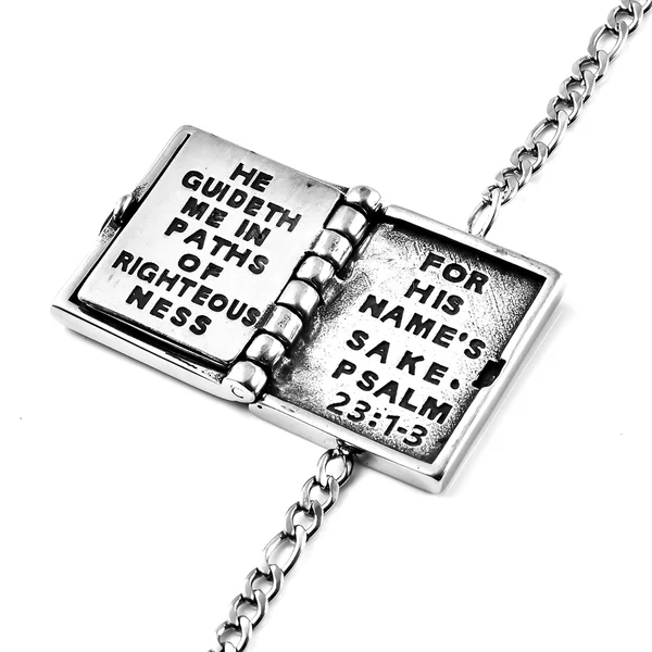 New! Holy Bible Bracelet in Stainless Steel - Image 5 of 6