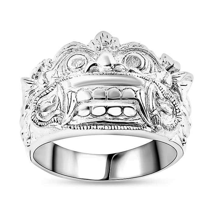New! Royal Bali Collection - Sterling Silver Barong Ring - Image 3 of 5