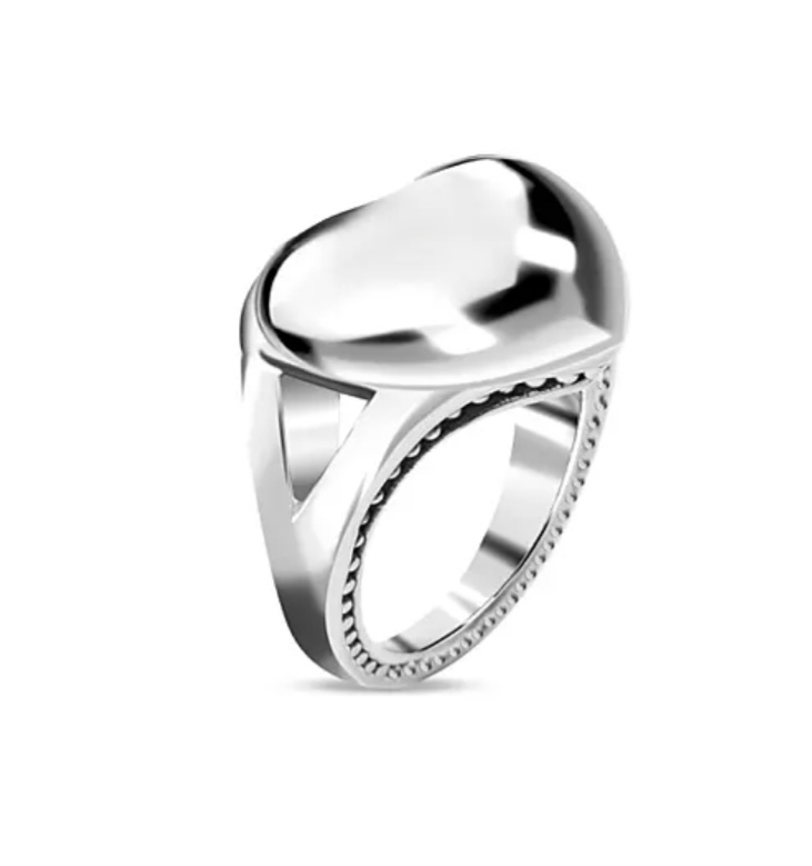 New! Sterling Silver Heart Ring - Bild 4 aus 5