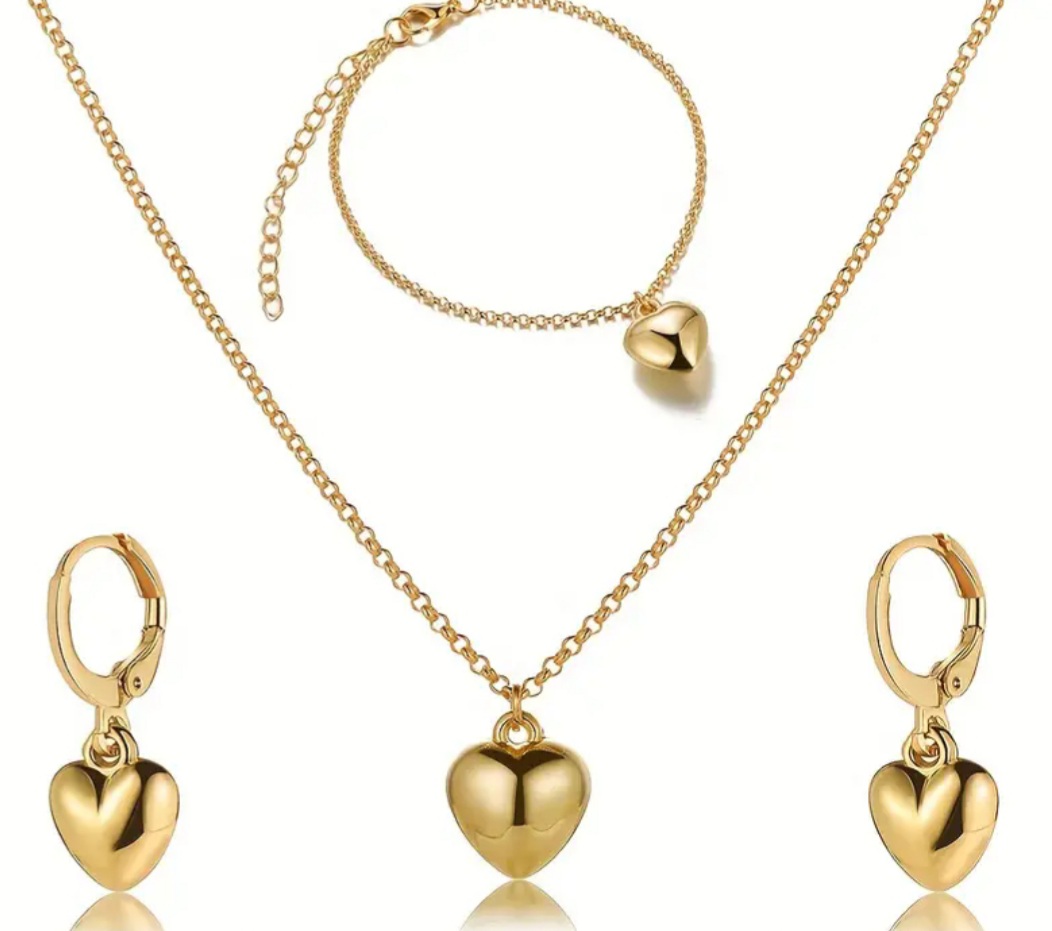 New! Earrings, Necklace & Bracelet Set - Image 4 of 4