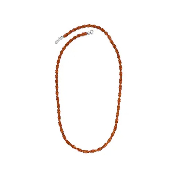 New! Hessonite Garnet Necklace - Image 3 of 5