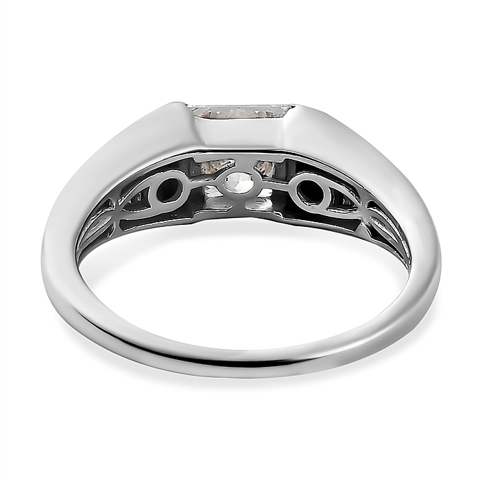 New! CZ Band Ring in Sterling Silver - Image 5 of 5
