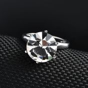 New! Finest Austrian Crystal Solitaire Ring & Pendant