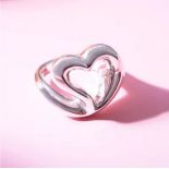 New! Sterling Silver Heart Ring.