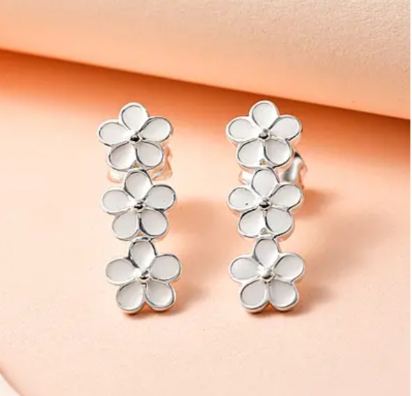 New! Sterling Silver Floral Ring & Earrings - Bild 5 aus 9