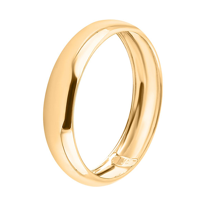 New! 9K Yellow Gold Band Ring - Image 4 of 4
