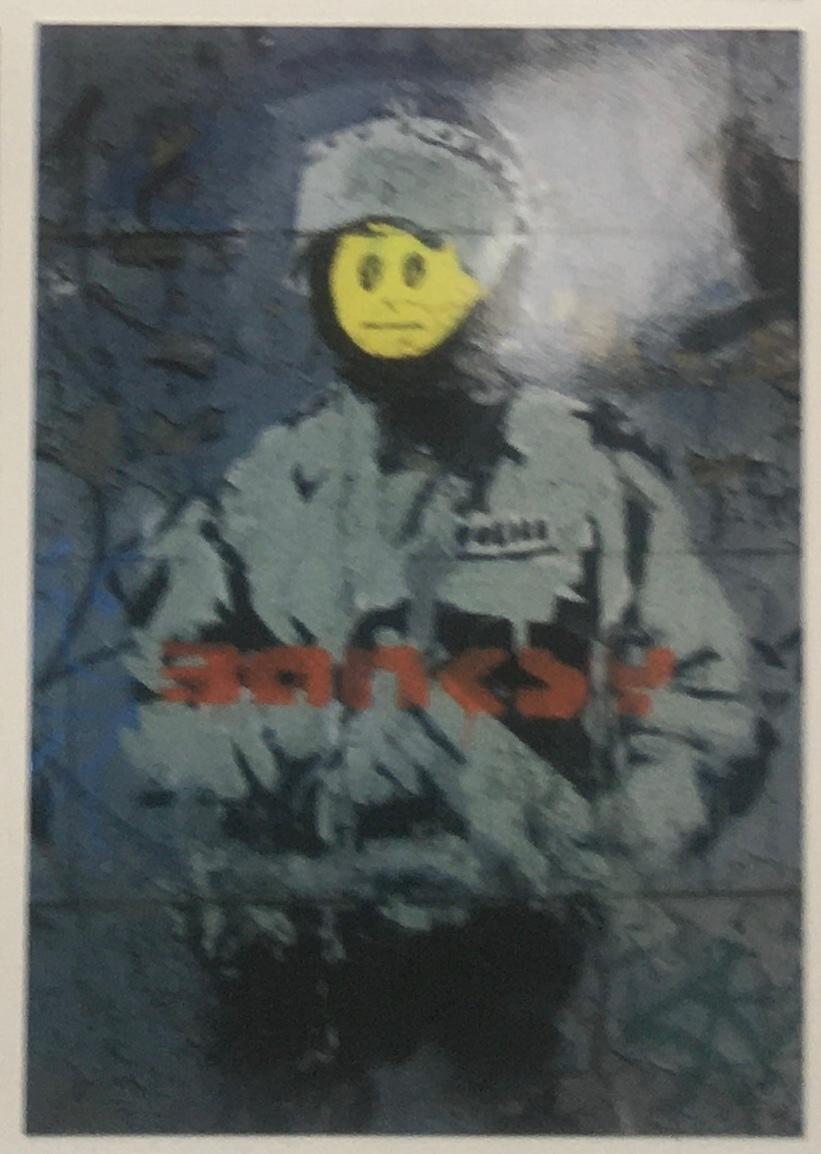 BANKSY (b 1974-) Kate Moss POST CARD FLYER from Crude Oils Exhibition, Notting Hill. 2005 - Image 4 of 6