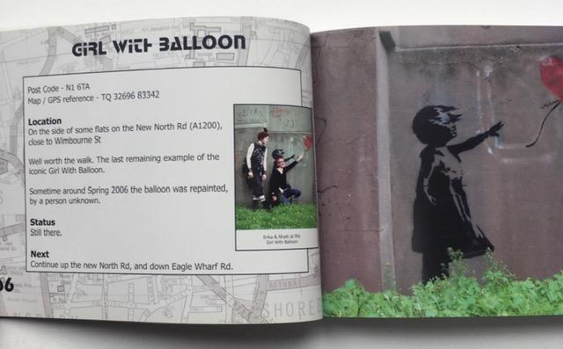 BANKSY (b.1974) ‘Martin Bulls ‘Banksy Locations & Tours’, with Postcodes, Volume 1, 2nd Ed, 2010 - Image 14 of 17