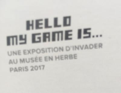 Invader (France b. 1969-) "Hello My Game Is" 2017 Invasion Musee en Herbe in Paris, 15 Invader Ca... - Image 9 of 13