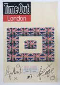 GILBERT & GEORGE (b.1943 & 42) Italian & British, Signed, Time Out London, Bridge Flagsky ltd ed 2..