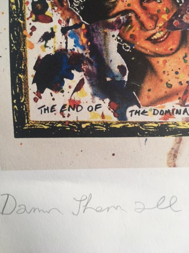Jamie Reid (1947-2023) ‘Damn Them All’ signed limited edition 54/100 screen print, 2005 - Image 15 of 15