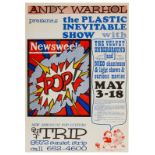 Andy Warhol (b 1928–87) ‘Plastic Inevitable Show’ Lithographic GiG Poster, Velvet Underground