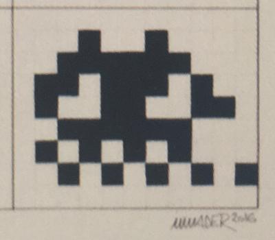 Invader (B France) "Hello My Game Is" 2017 Invasion Musee en Herbe in Paris, 15 Invader Postcard... - Image 9 of 12