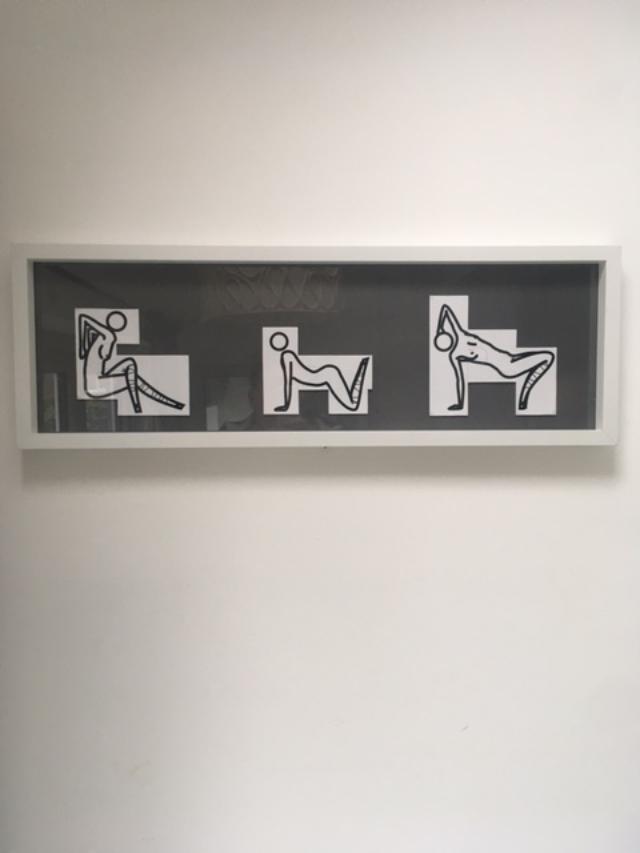 Julian Opie (1958-) ‘This is Shahnoza’ In 3 Parts, Wooden Maquettes, Framed, 2008 - Image 2 of 10