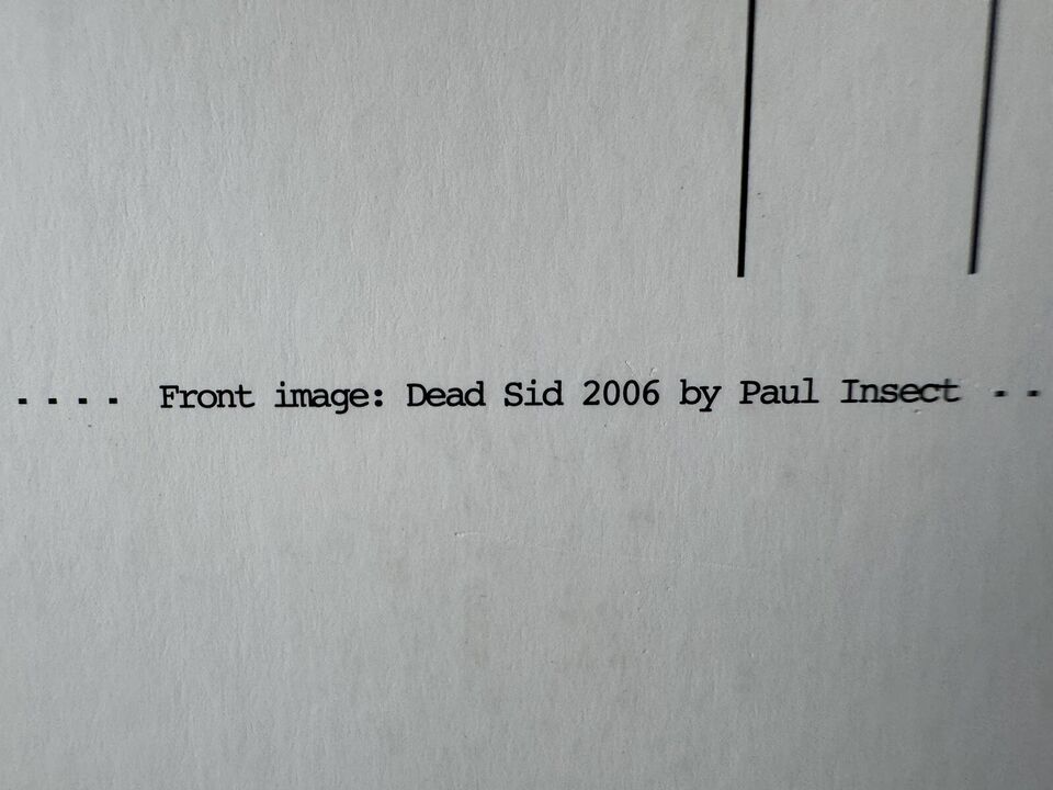 Paul Insect (b 1971) 'Dead Sid', Postcard From POW, Dead Rebels Series Early Street Graf Art, 200... - Image 5 of 12