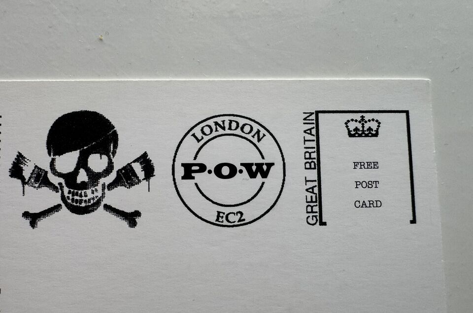 Paul Insect (b 1971) 'Dead Sid', Postcard From POW, Dead Rebels Series Early Street Graf Art, 200... - Image 4 of 12
