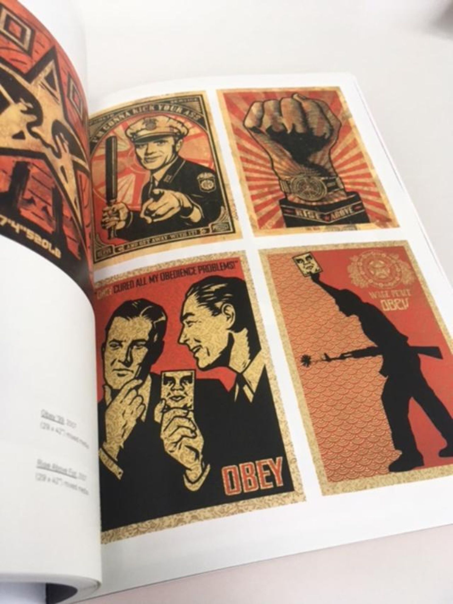 Shepard Fairey (b 1970) RARE ‘Arkitip No0051’ Obey book in sleeve box, 3 signed prints, 1st Ed, 2... - Image 28 of 29