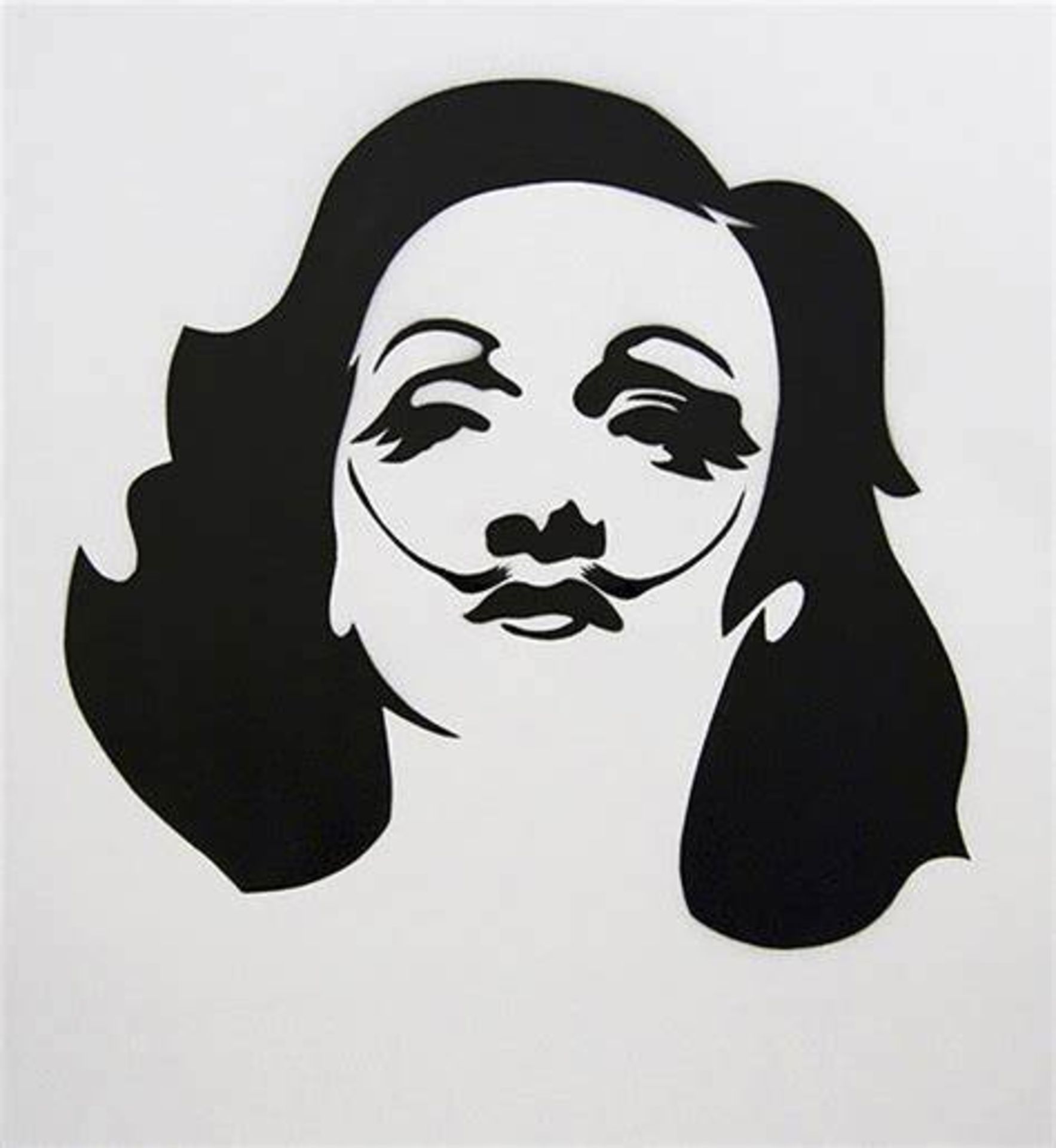 Pure Evil (British 1968-) Marlenes Lips De-constructed - Unique offset lithograph 2012 - Image 9 of 11