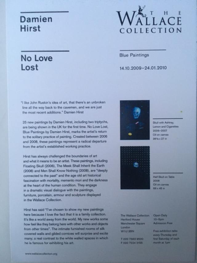 Damian Hurst (b 1965) ‘No Love Lost’ Three Exhibition Cards from ‘Blue Paintings’, 2009 - Bild 5 aus 5