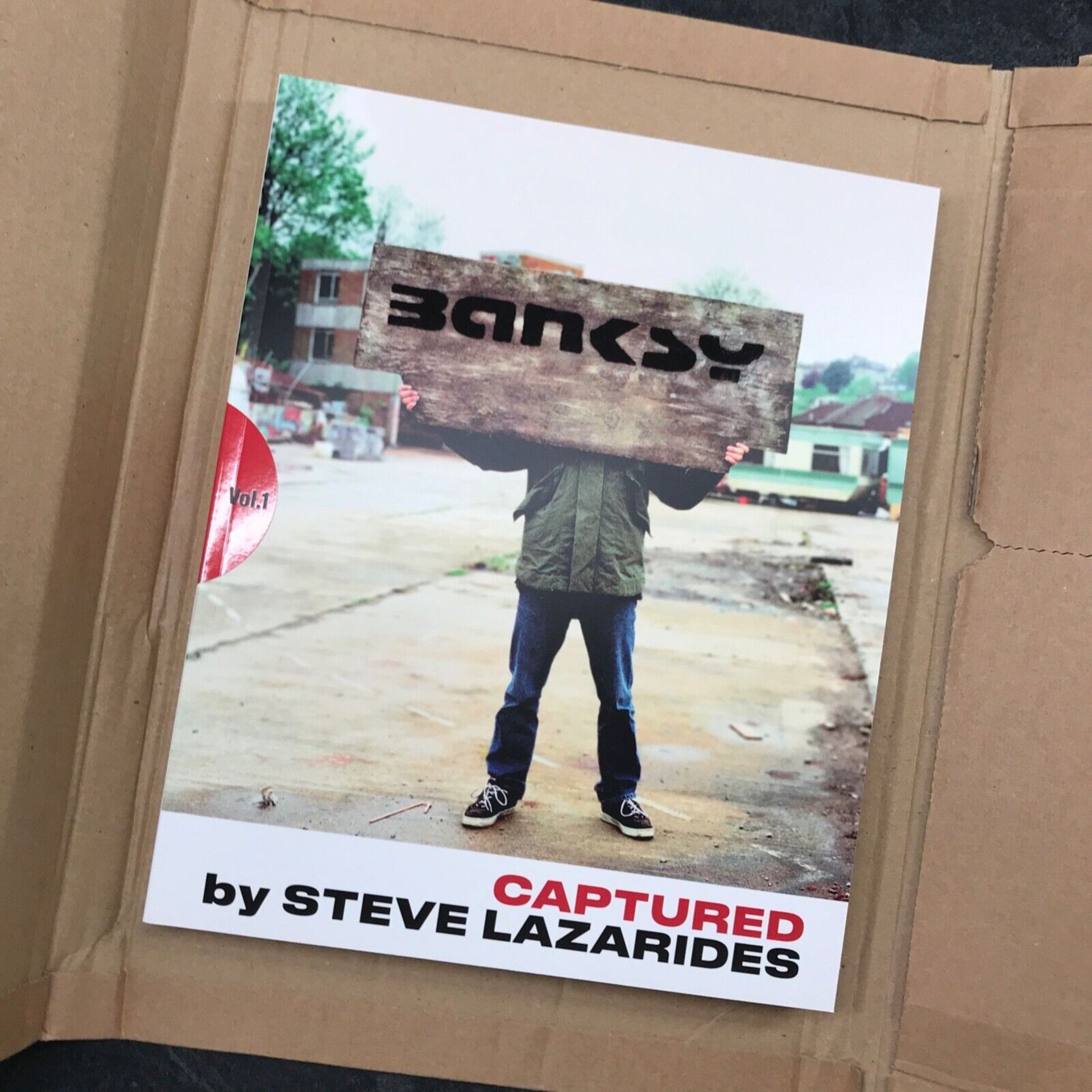 Banksy Captured, Volume 1 by Steve Lazarides, First Edition, Numbered 4102/5000, SOLD OUT