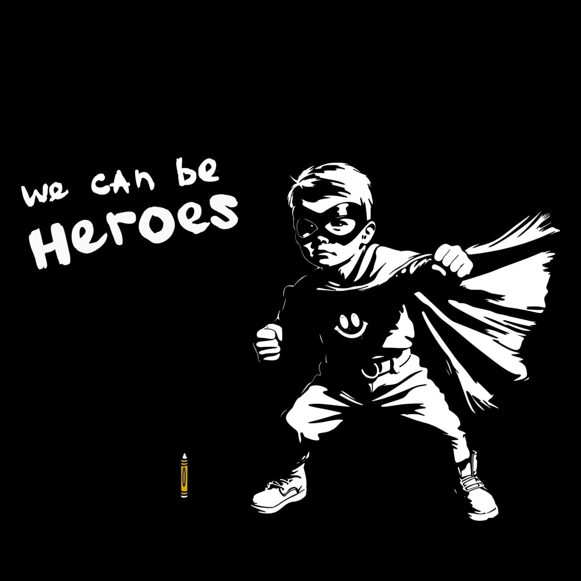 Chris Boyle (b1972) 'We Can Be Heroes' Bowie Pop Urban/Street Art Print, AP, COA, 2024