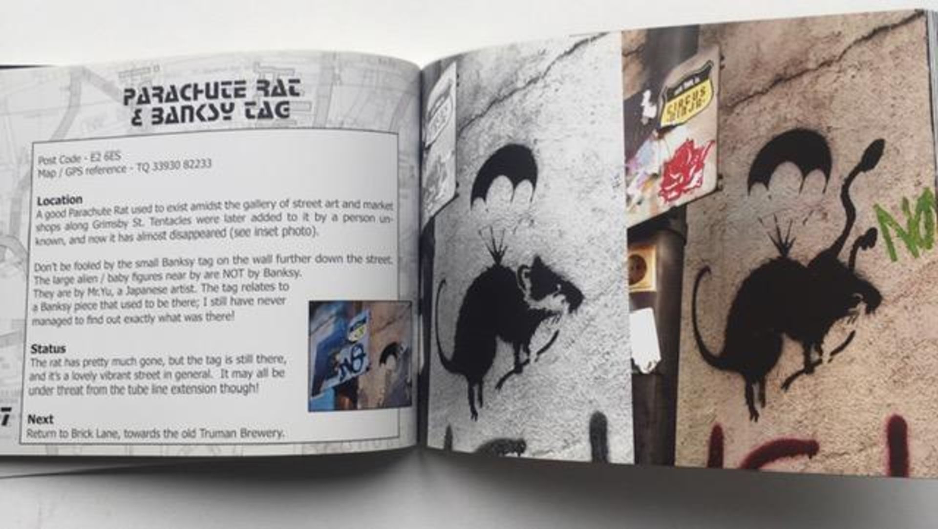 BANKSY (b.1974) ‘Martin Bulls ‘Banksy Locations & Tours’, with Postcodes, Volume 1, 2nd Ed, 2010 - Image 11 of 17