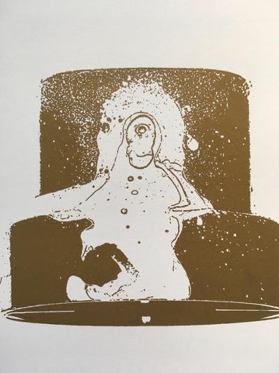 Nick Walker (B 1969-) Gold Nozzle 2007, Screenprint In Gold With Early Apish Angel Blind Stamp - Image 5 of 12