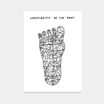 David Shrigley OBE (b 1968)‘Complexity of The Foot’ Offset Lithograph, Ltd Edition of 350, COA, 2...