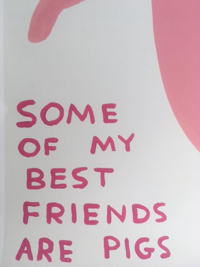 David Shrigley OBE (b 1968) ‘Some of My Best Friends Are Pigs’ Offset Lithograph, Edition, 2019 - Image 9 of 11